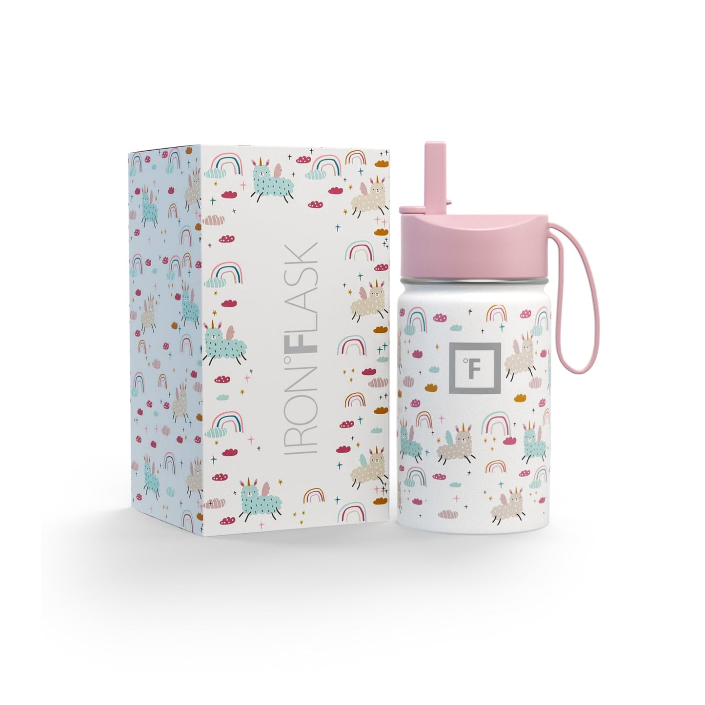 kids-water-bottle-l2 KC10ozBOXLOOK_LlamaRainbows.jpg