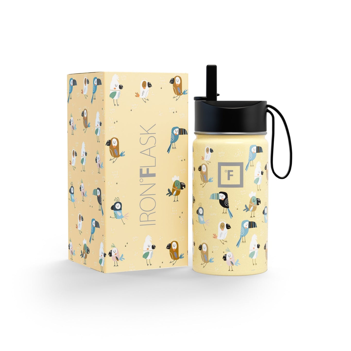 kids-water-bottle-c4 KC14ozBOXLOOK_Luckyparrots.jpg